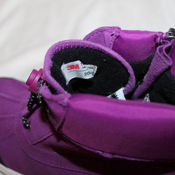 Arctic Storm Kid NIB‎ YOUTH 6 WOMEN\'S 7.5-8 WATERPROOF WINTER SNOW BOOTS PURPLE BLACK 8